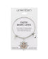 Unwritten "Faith Makes All Things Possible"Anchor Bangle Bracelet
